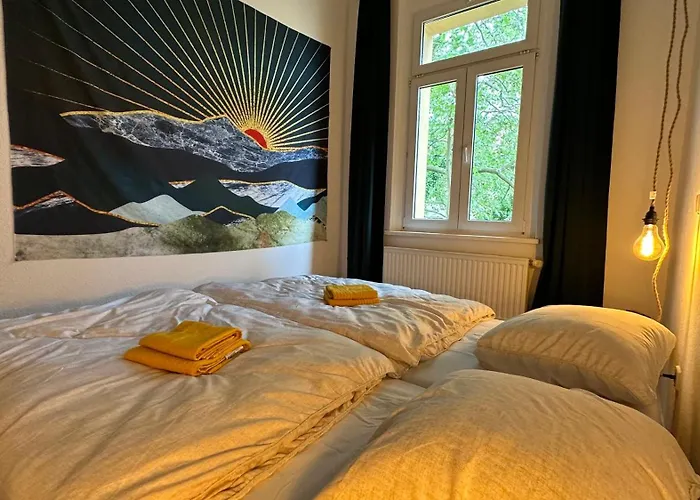 アパート Micasa Tucasa - Gemuetliche Und Stilvolle 2-r Am Steintor Aurora ハレ